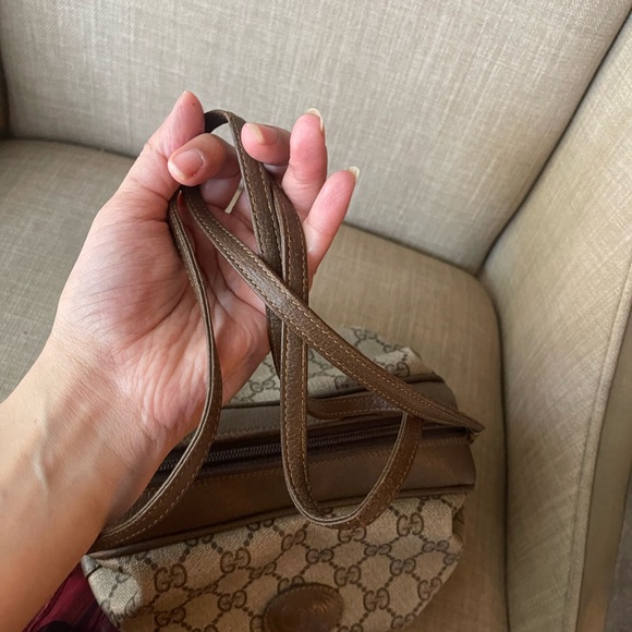 Authentic Gucci vintage GG canvas crossbody bag 001.115.5770 (F1001) - Picture 11 of 14